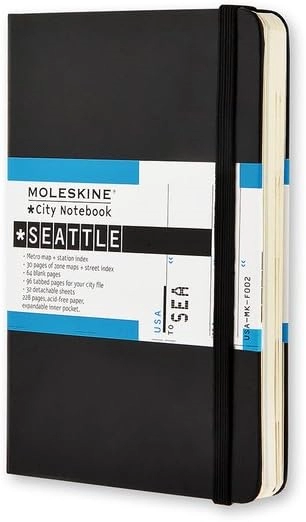 Een City Notebook SEATTLE ** zonder recht van retour ** koop je bij Moleskine.nl